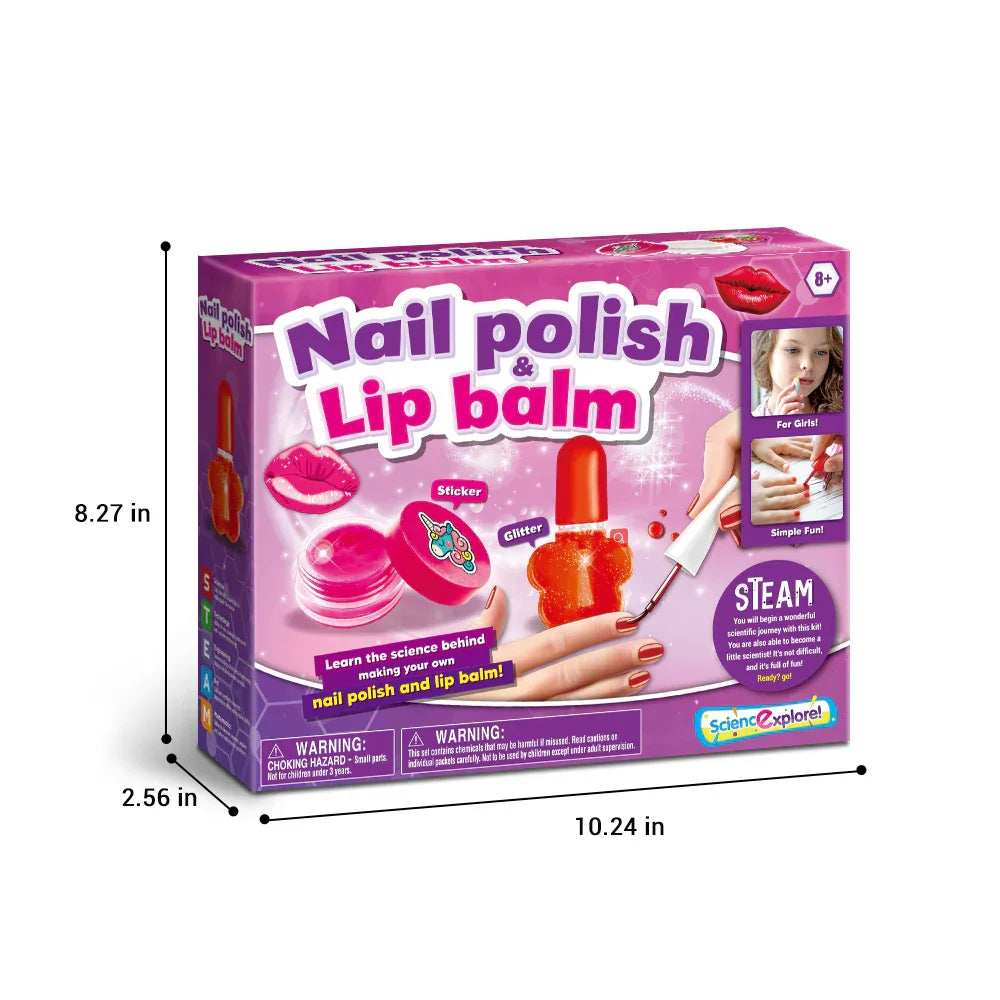 Science Explore MYO Nail Polish And Lip Balm for kids in Kuwait